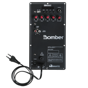 AMPLIFICADOR AC/DC BLUETOOTH 60 WRMS 4 OHMS - Com fonte